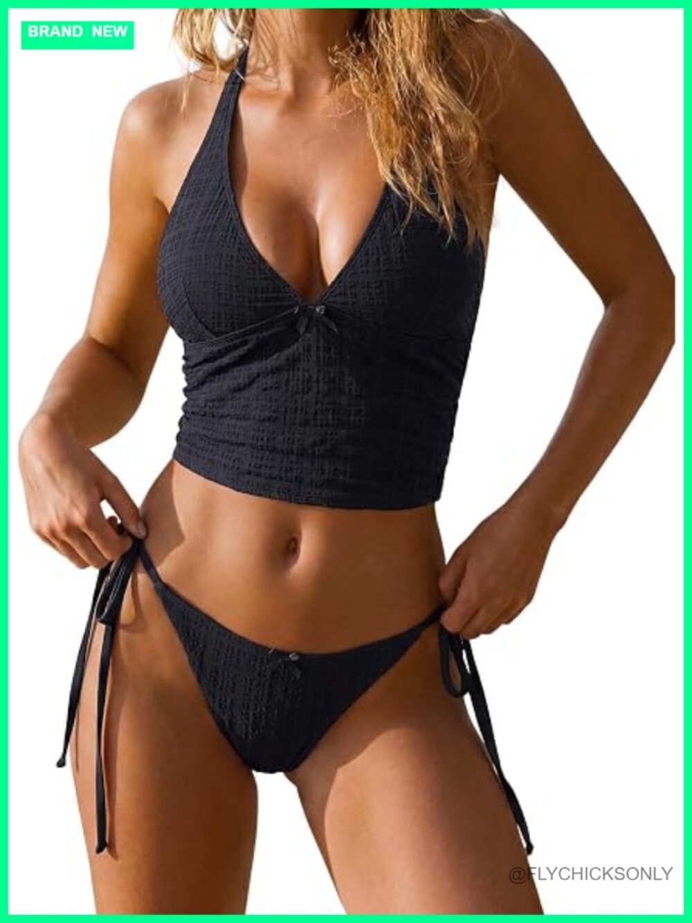 Sexy Halter String Bikini Set Cheeky Thong Two Piece Swimsuit